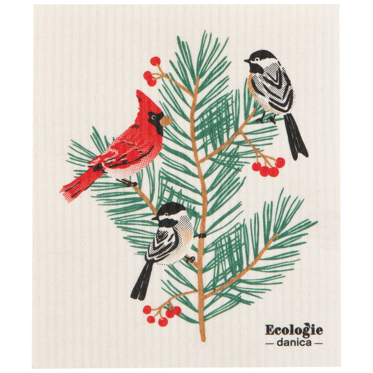Ecologie - Birds & Boughs Swedish Dishcloth