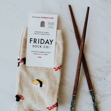 Friday Sock Co. - Women’s Beige Sushi Socks
