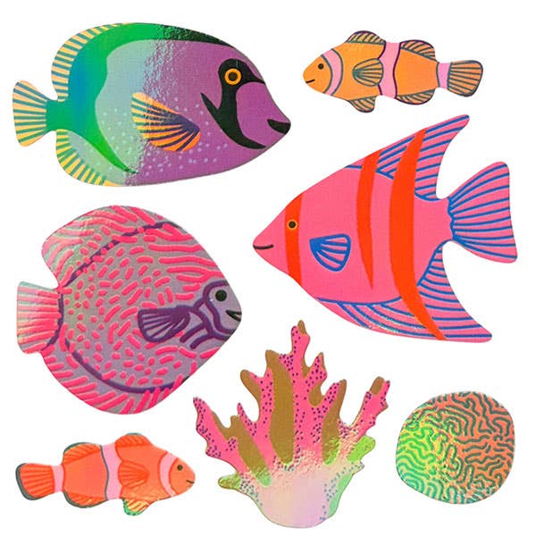 Sticker Garden - Pearl Colourful Tropical Fish
