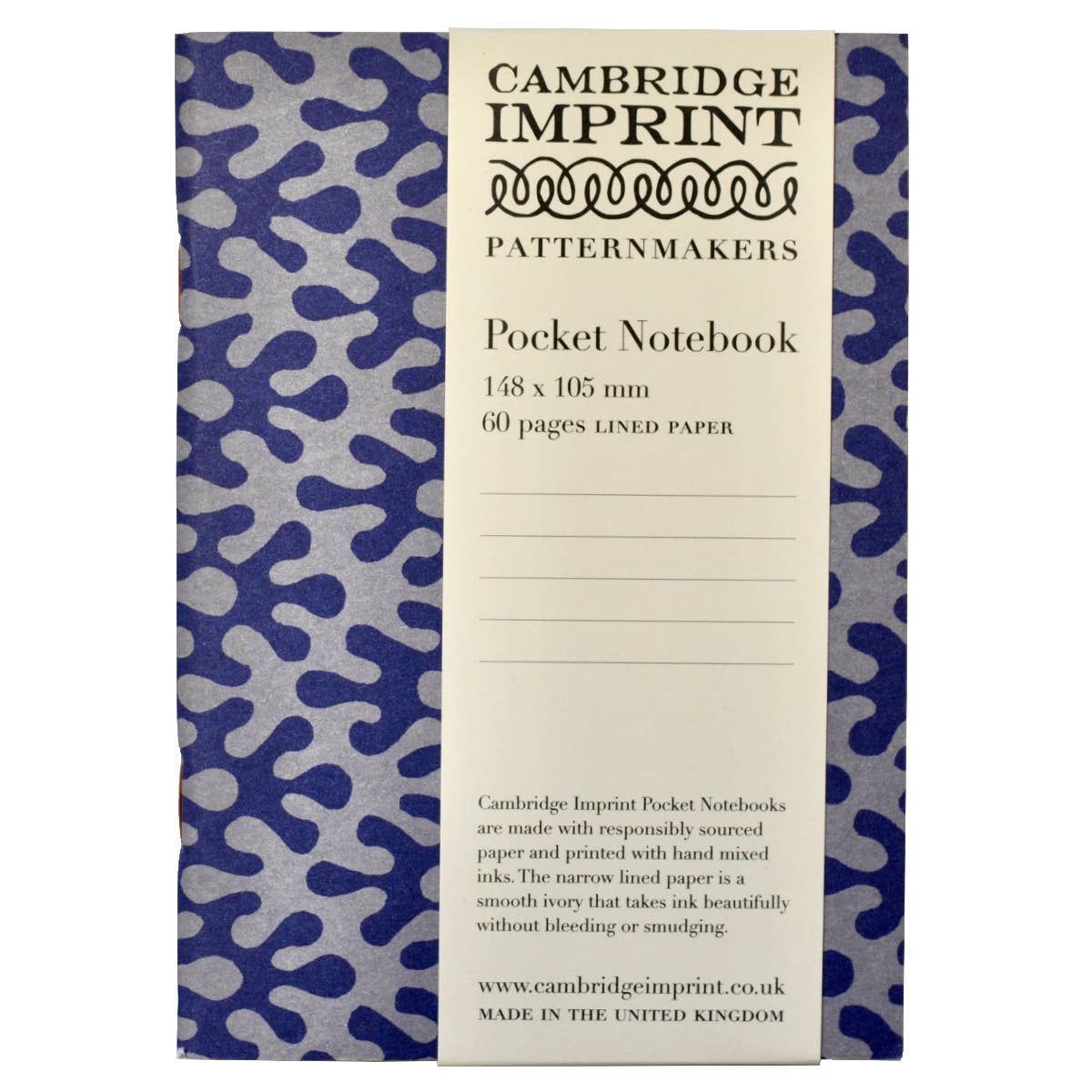 Cambridge Imprint - Pocket Notebook Kelp Blueberry