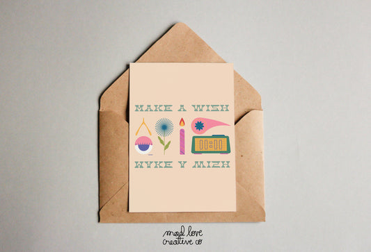 Mad Love Creative Co. - Make a Wish Card