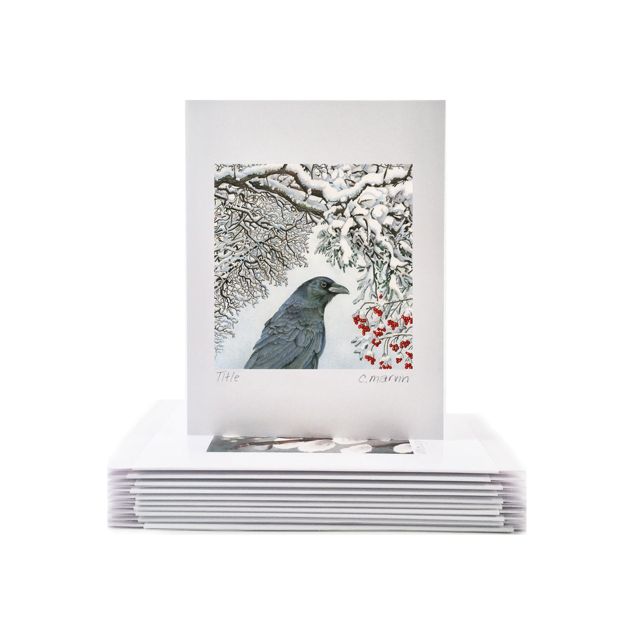 Cori Lee Marvin - FIRST SNOW Art Card
