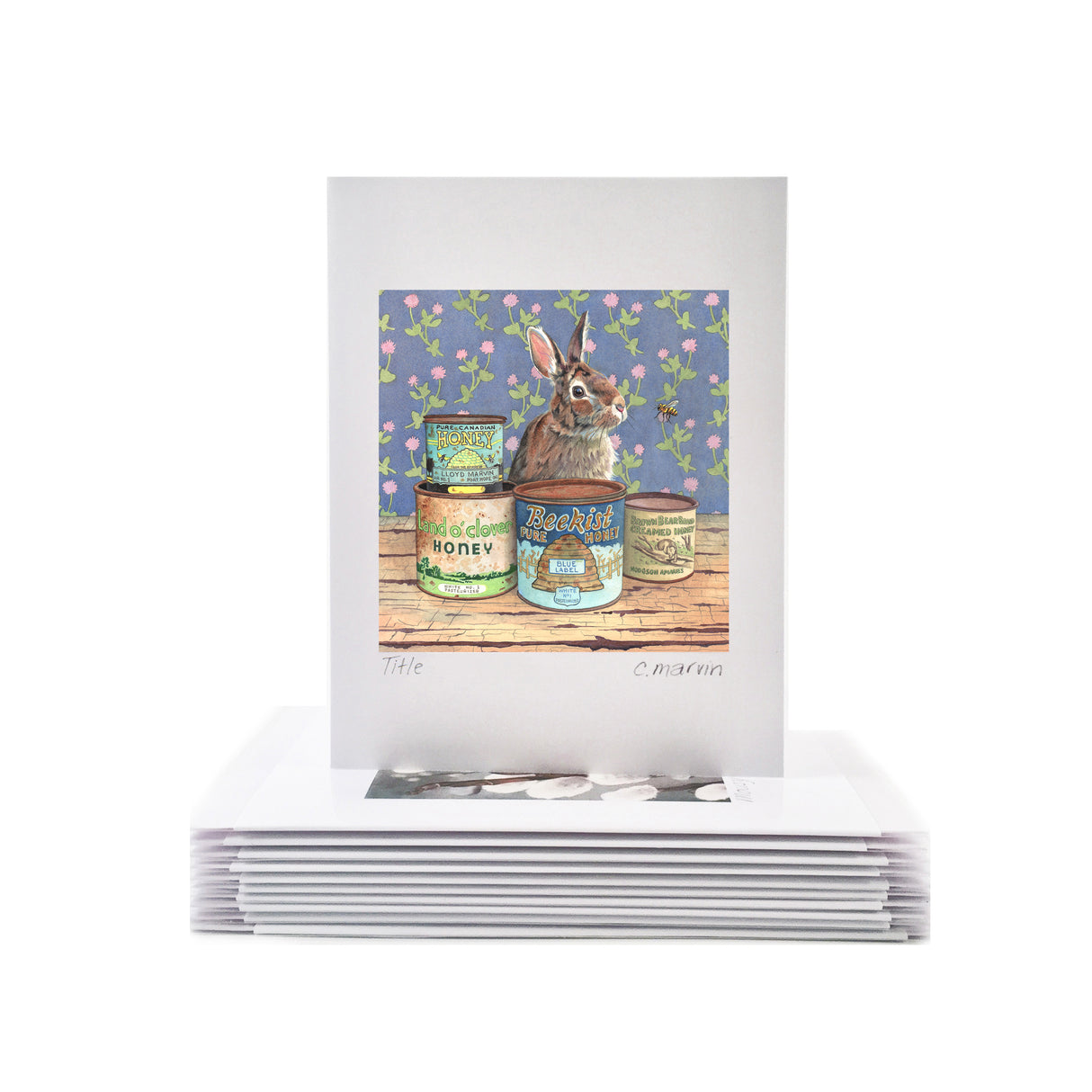 Cori Lee Marvin - HONEY BUNNY Art Card