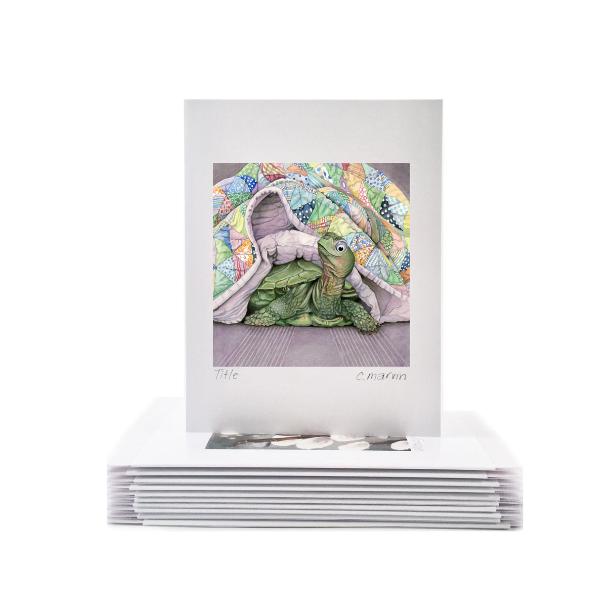 Cori Lee Marvin - THE NAPPING TURTLE Art Card