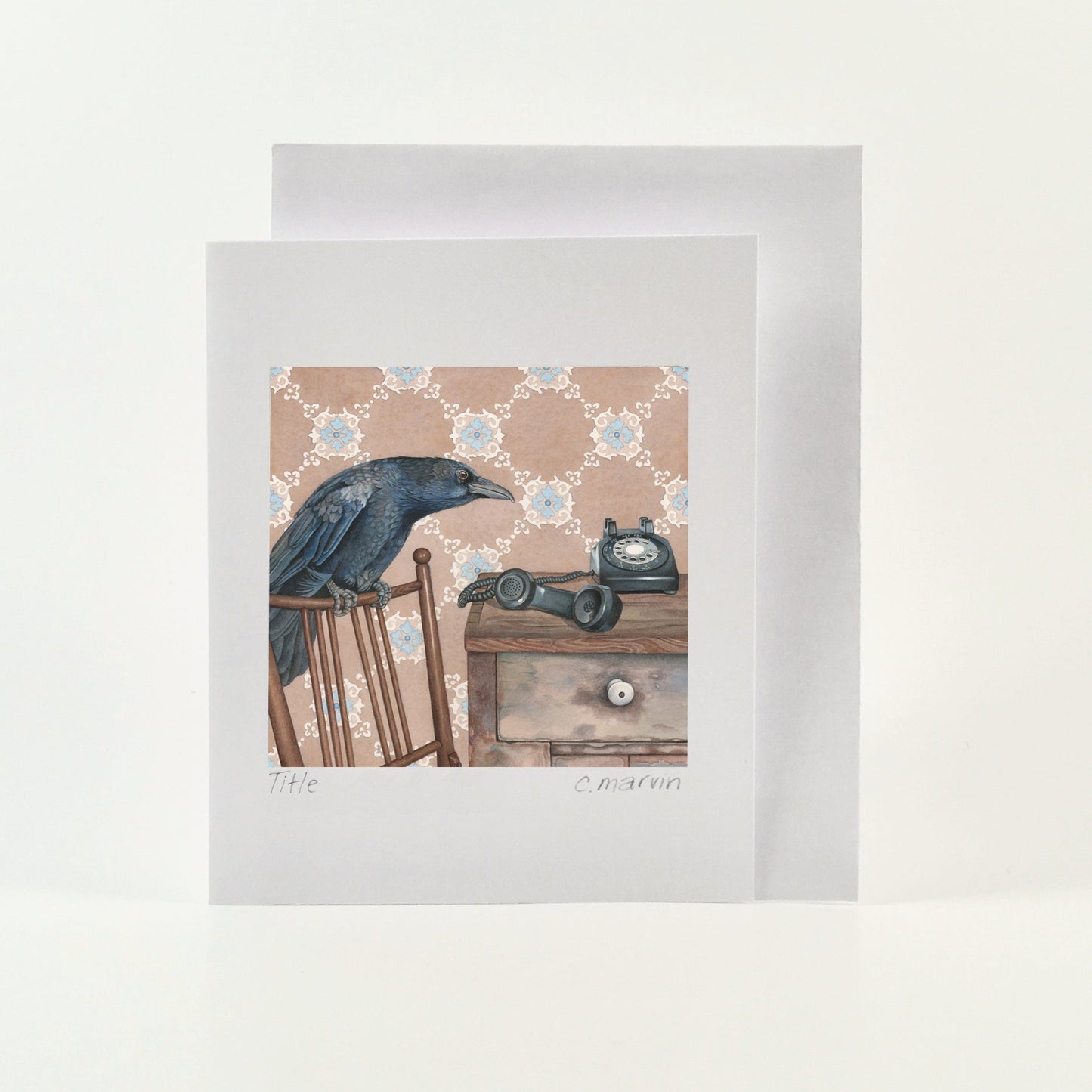 Cori Lee Marvin - CROW RECEIVES INSTRUCTIONS Art Card