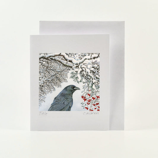 Cori Lee Marvin - FIRST SNOW Art Card