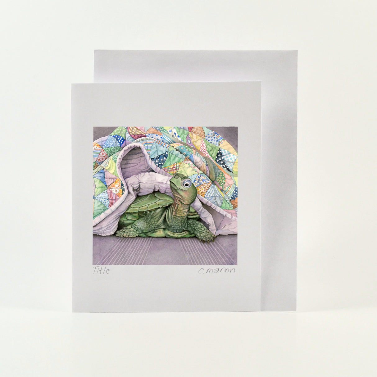 Cori Lee Marvin - THE NAPPING TURTLE Art Card