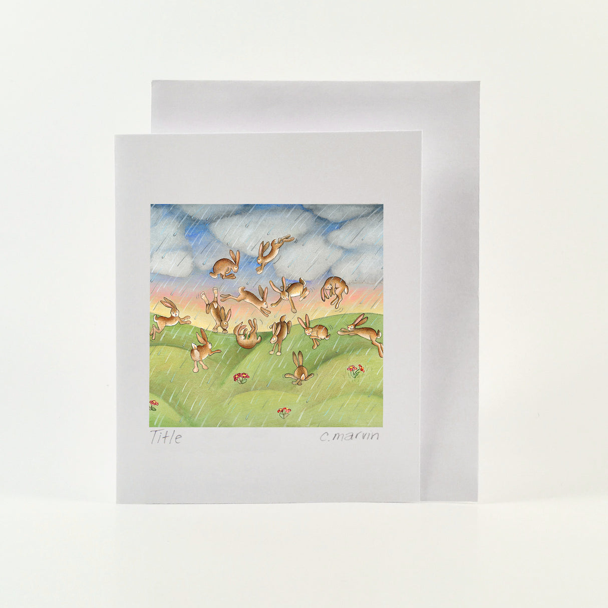 Cori Lee Marvin - RAIN BUNNIES Art Card