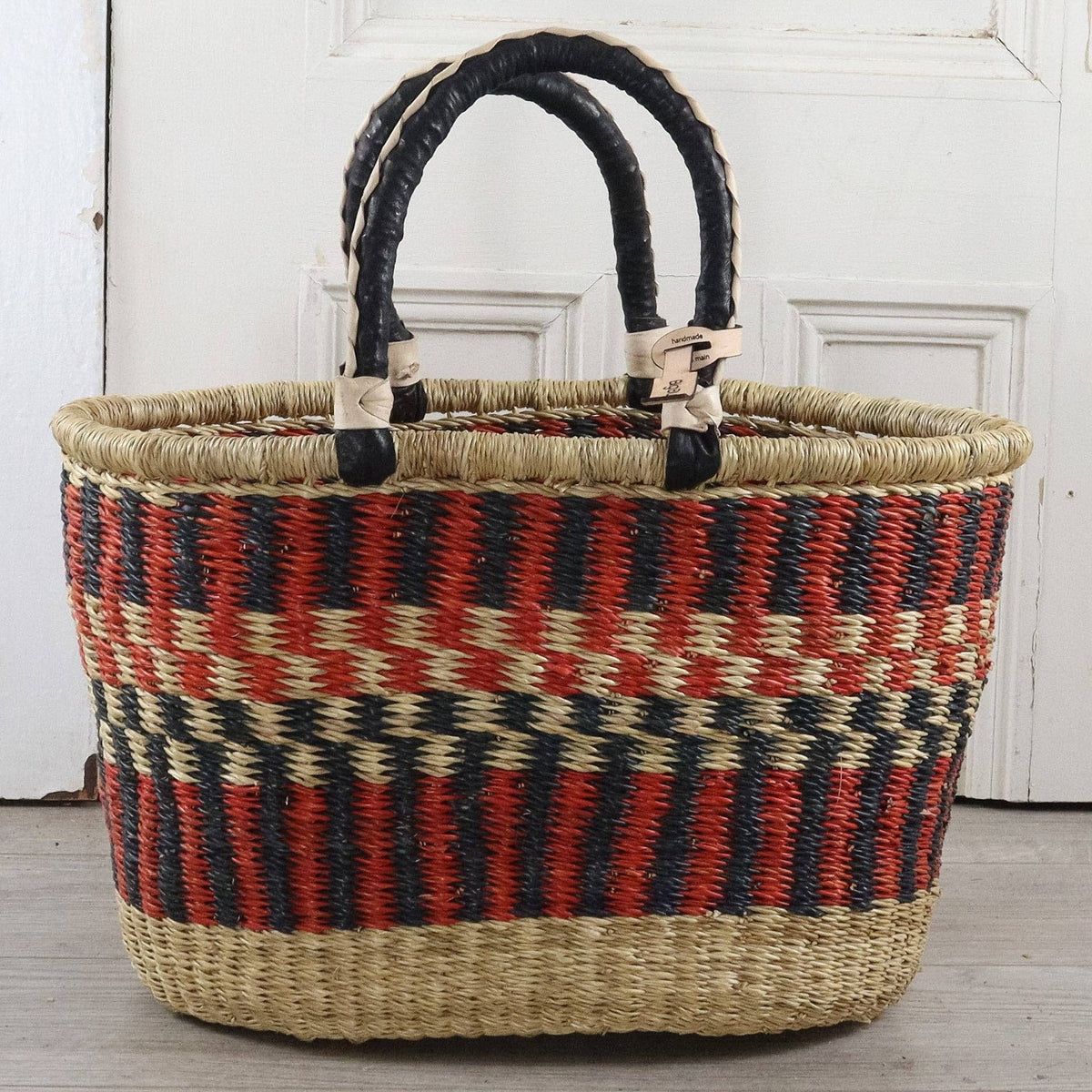 Big Blue Moma - Bolga Basket LARGE OVAL (Variety of Colours)