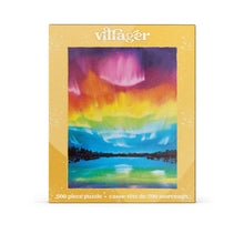 Villager Puzzles - Rainbow Northern Lights (500-Pieces)