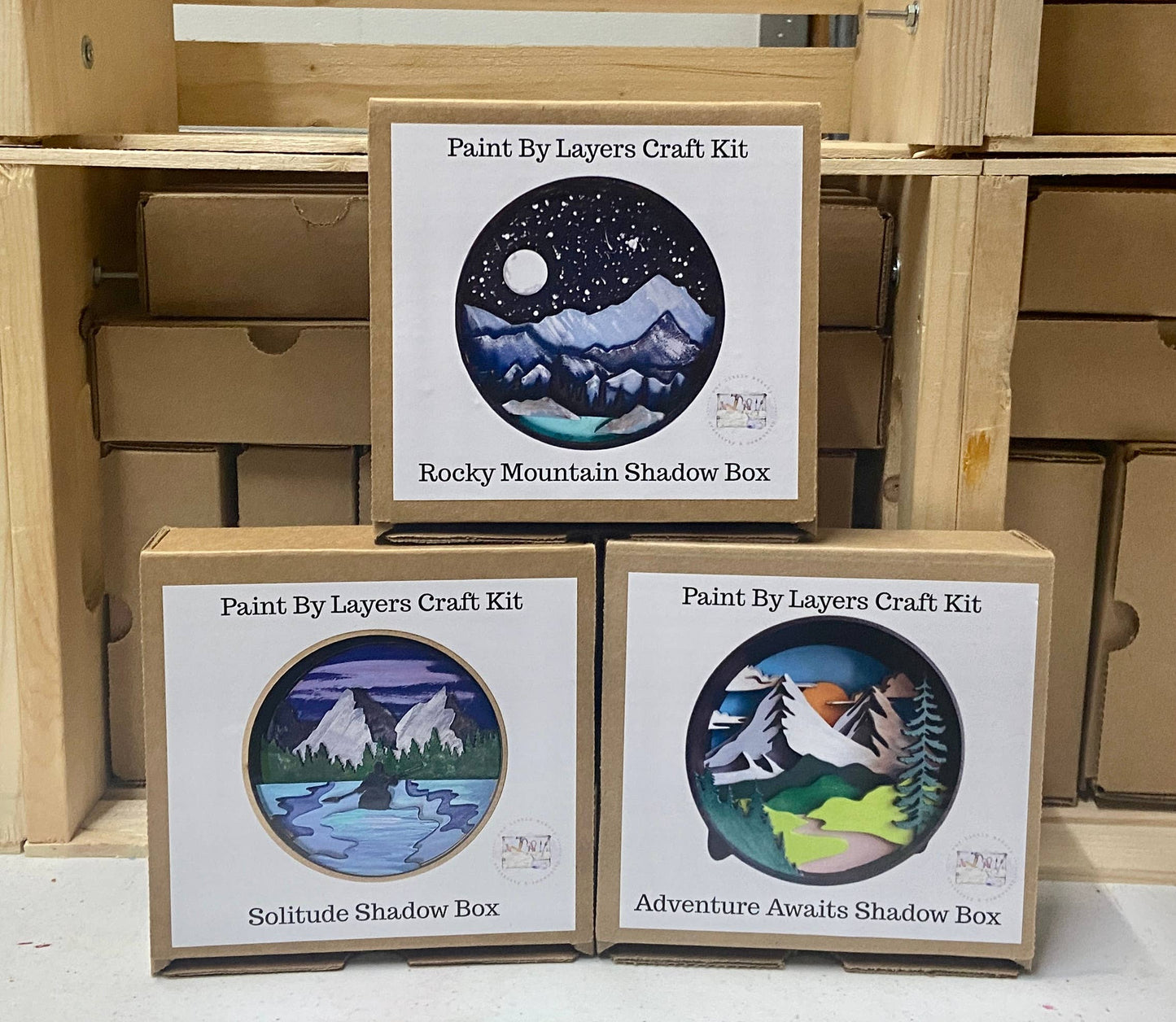 Our Little Makery - Cozy Cottage Shadow Box Kit