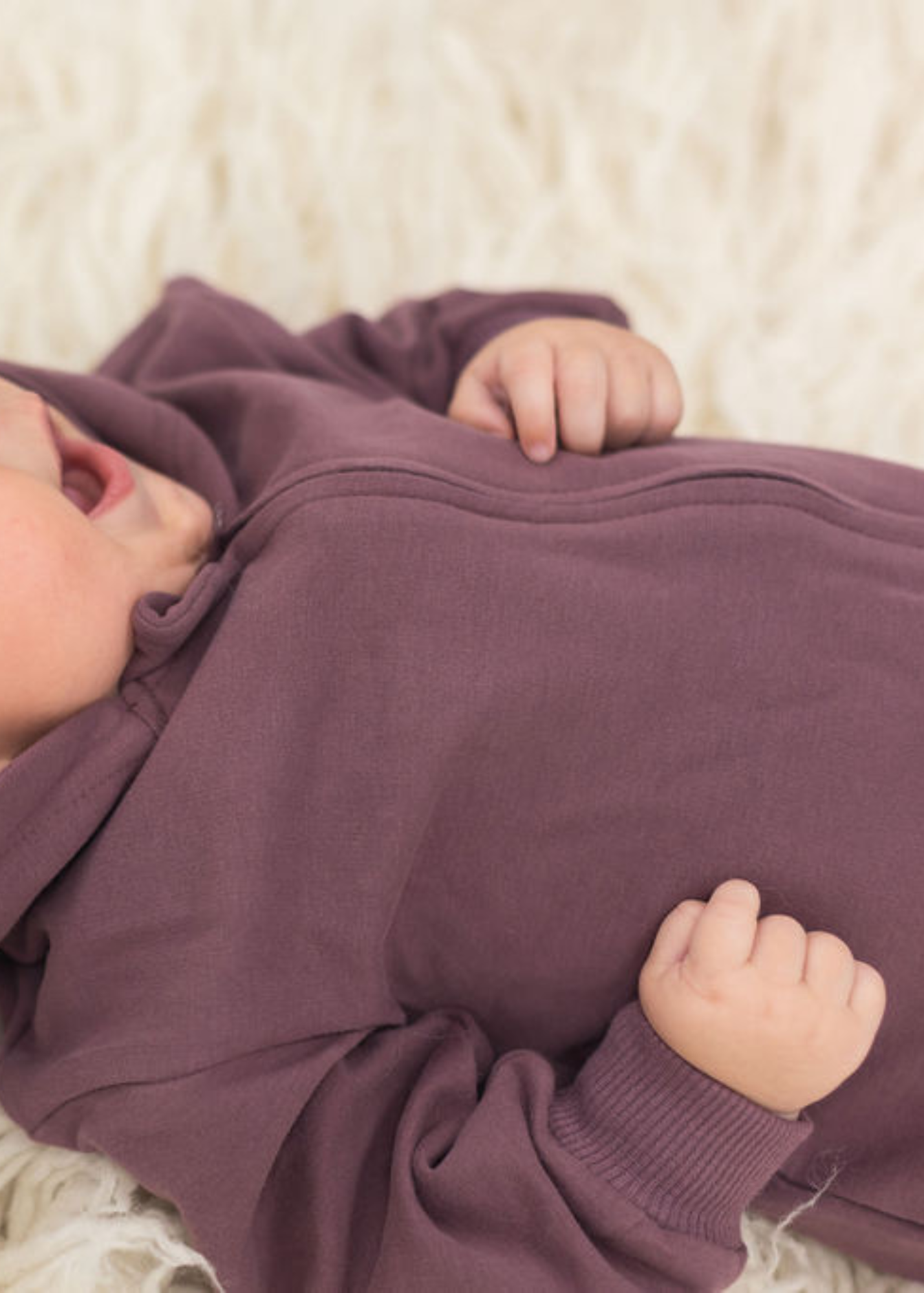 Mila & Co. - Hoodie Romper | Plum
