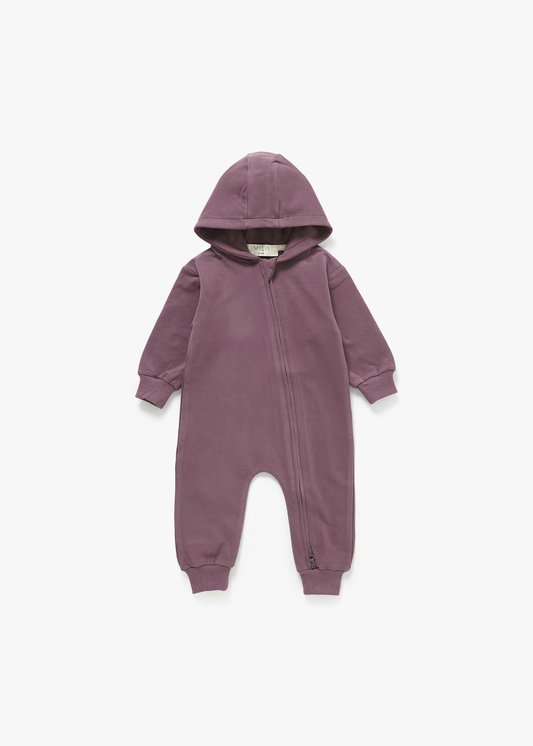 Mila & Co. - Hoodie Romper | Plum