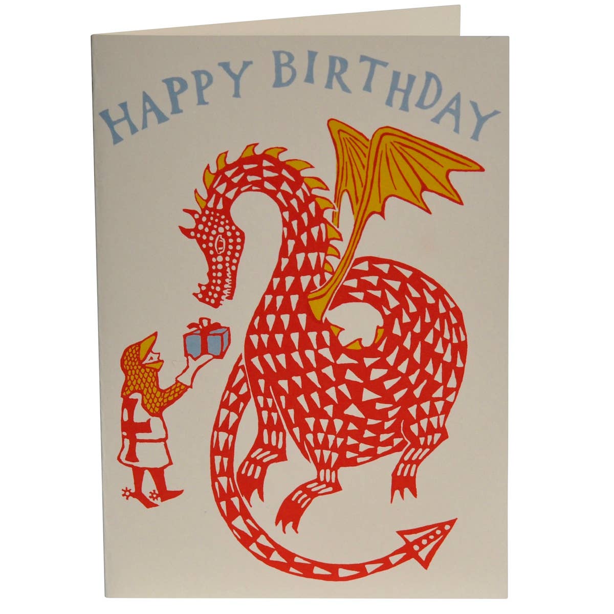 Cambridge Imprint - Very Large Card Happy Birthday Dragon