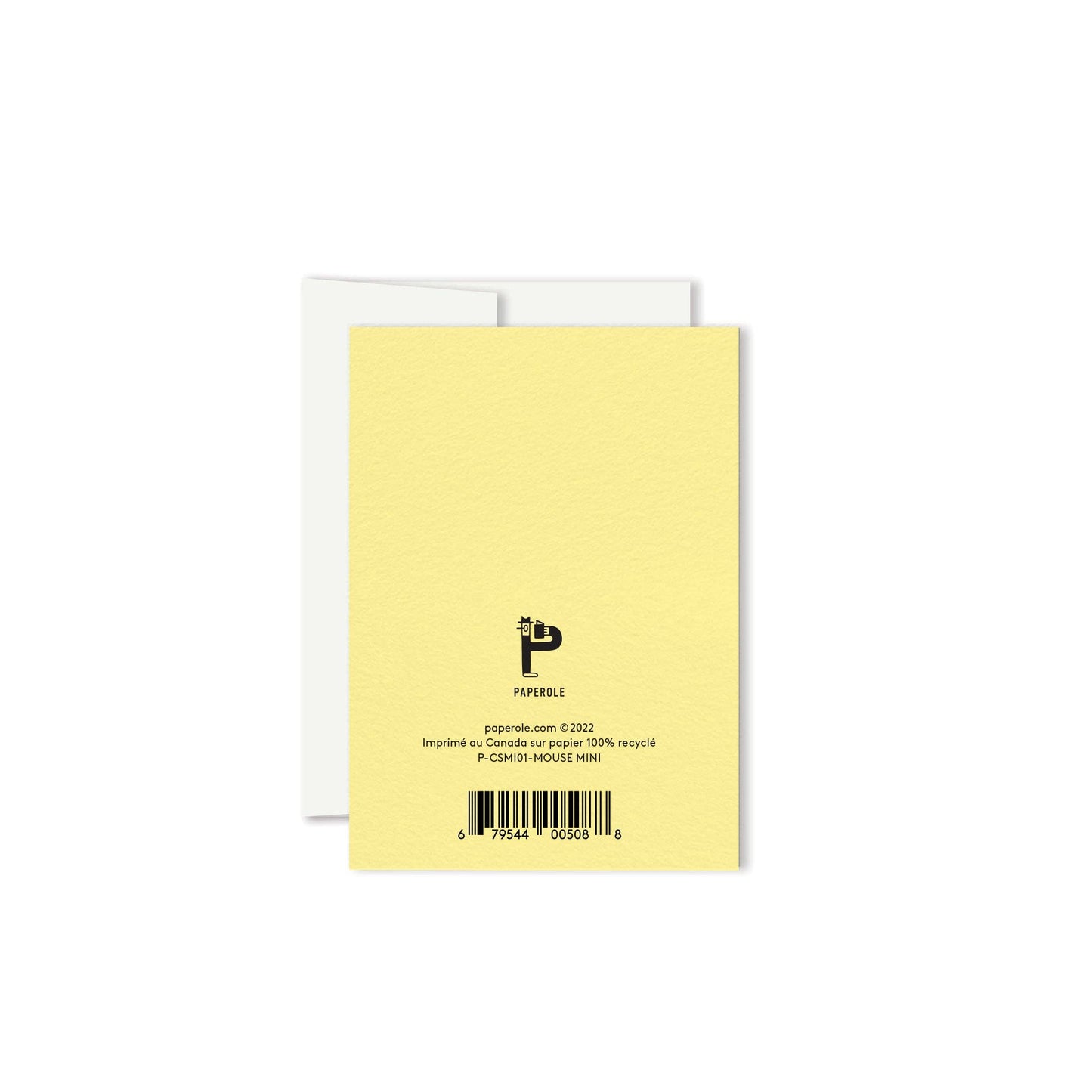 Paperole - MOUSE Miniature Greeting Card