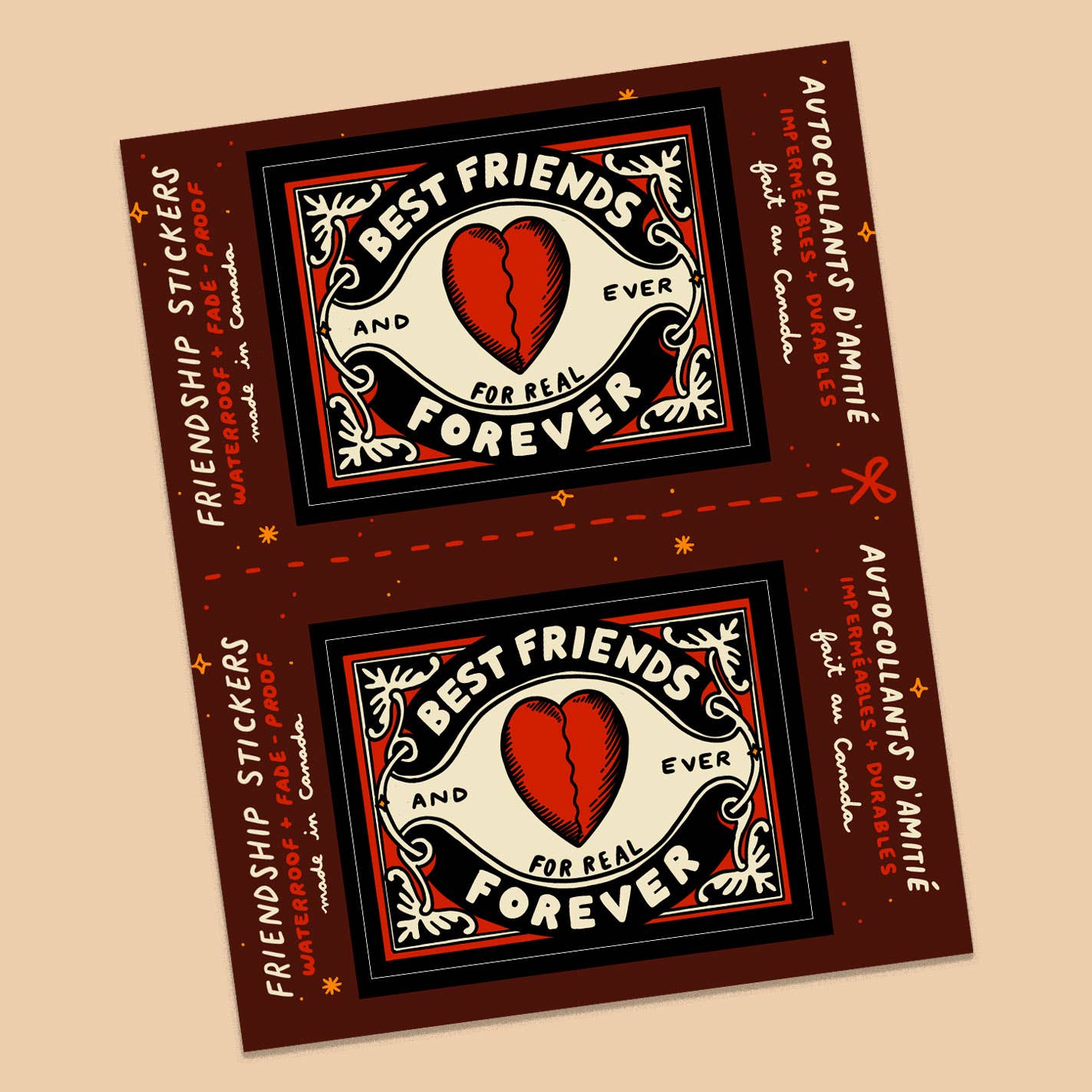 Stay Home Club - BEST FRIENDS Sticker Set