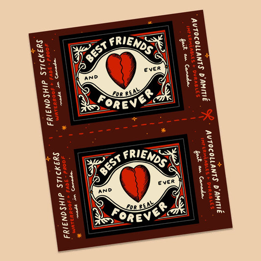 Stay Home Club - BEST FRIENDS Sticker Set