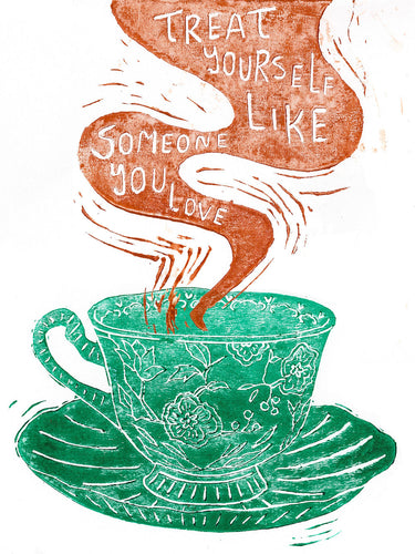 Ella Mollie - TREAT YOURSELF Art Print