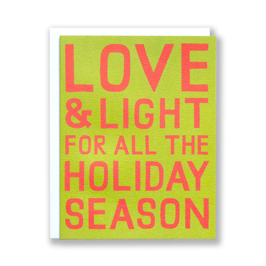 Banquet Workshop - Love and Light for All the Holiday Season Card