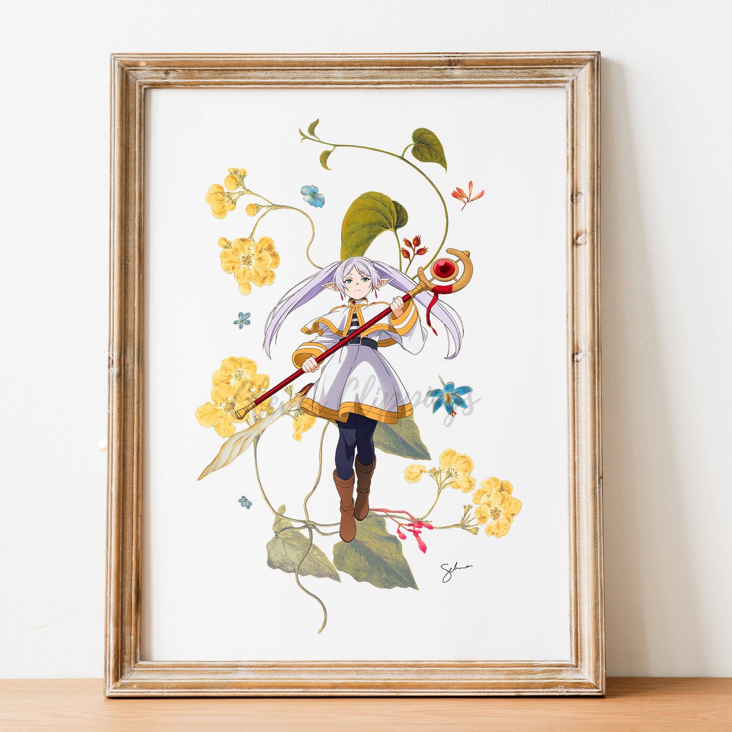 Clever Clippings - Field of Blooming Bonds (11"x14")