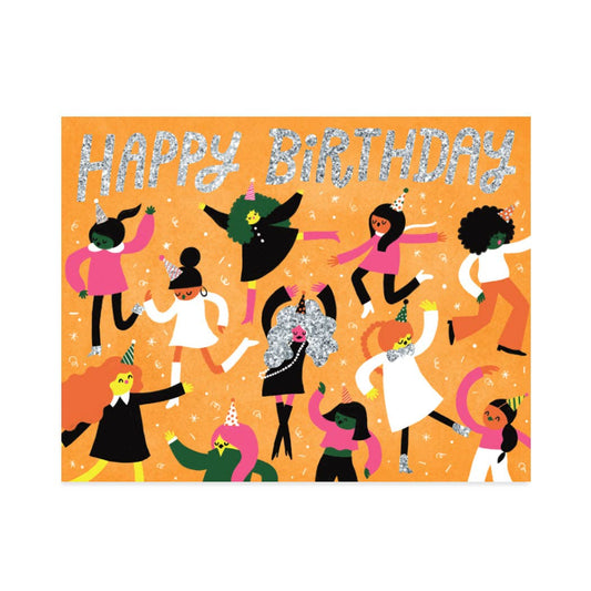 Halfpenny Postage - BIRTHDAY DANCE PARTY Card
