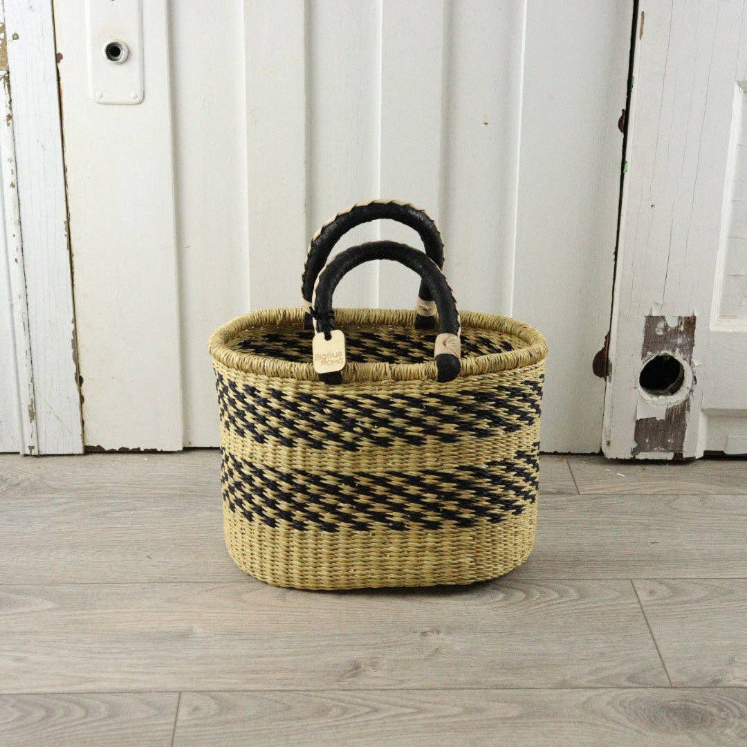 Big Blue Moma - Bolga Basket MEDIUM OVAL (Variety of Colours)