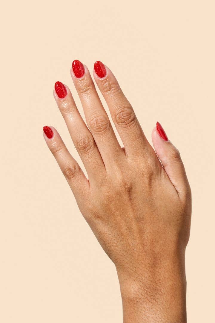 Happy Rudy - Keep The Change | Vegan Nail Polish | Red | Eco-Glitter