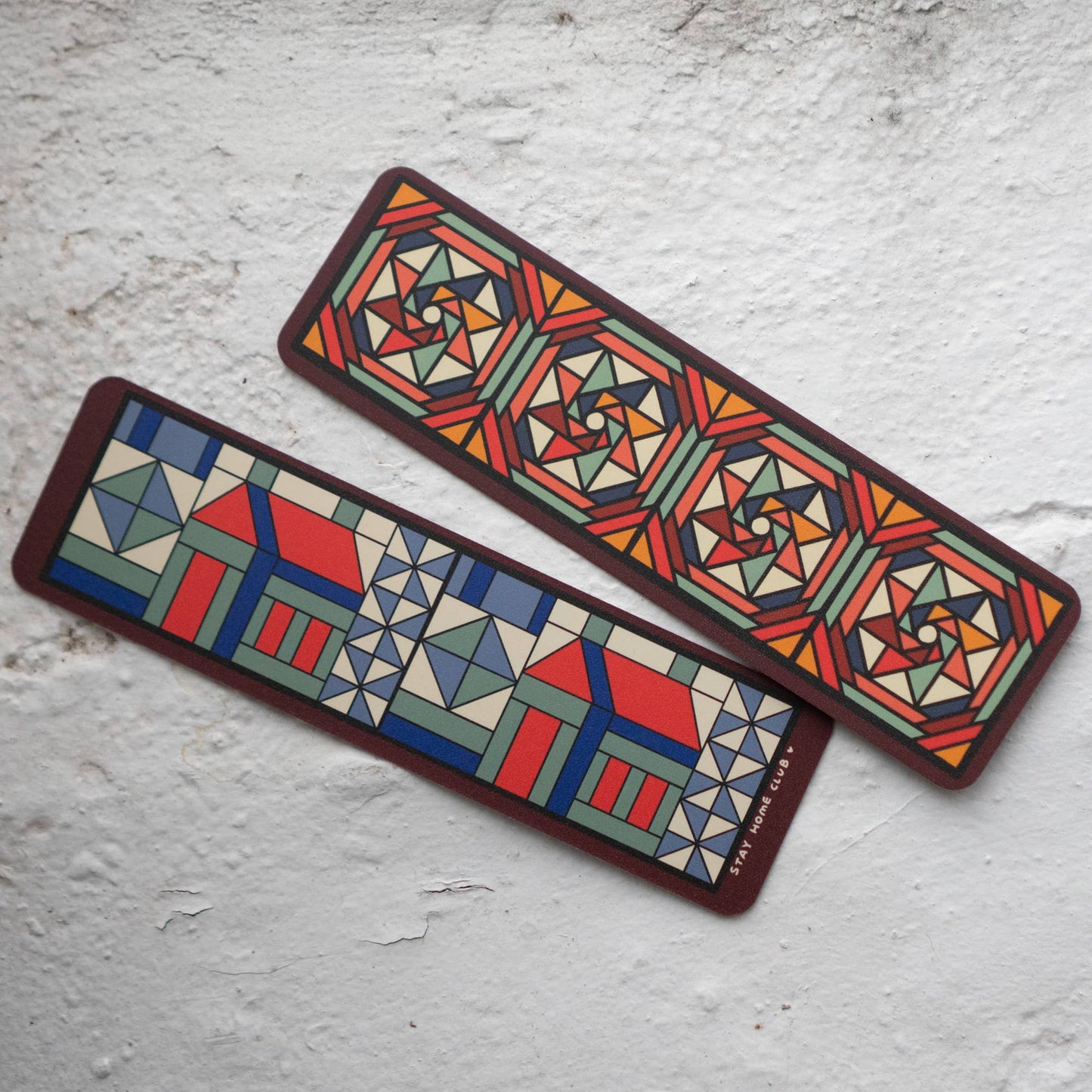 Stay Home Club - MIXED PATCHWORK QUILTING Bookmark