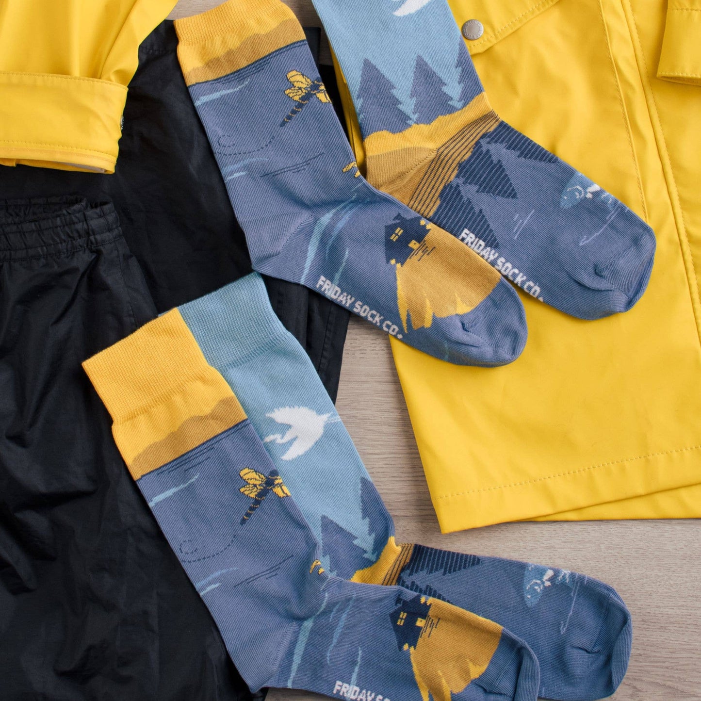 Friday Sock Co. - Men's Great Lakes Canadian Landscape Socks