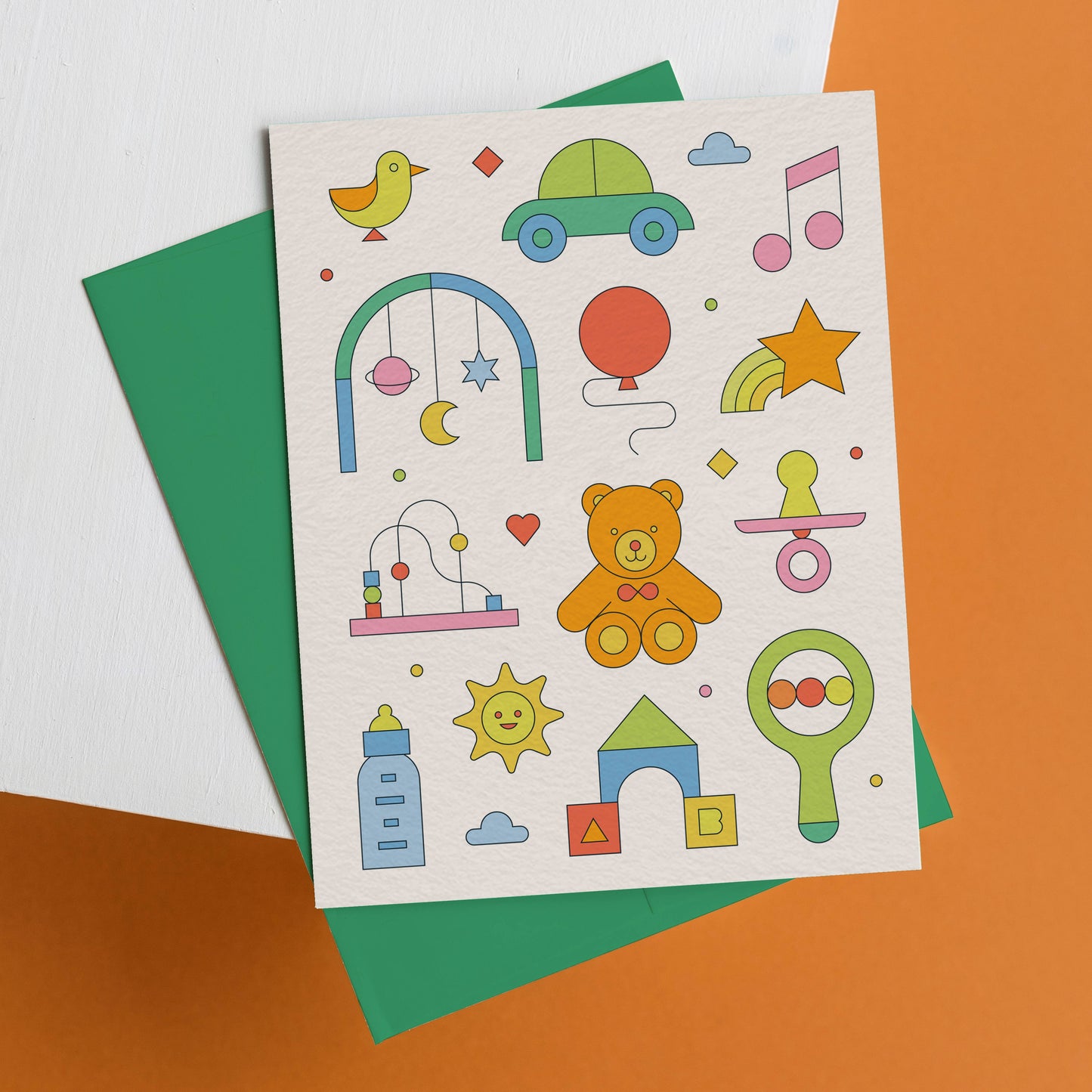 Paperole - JOUETS (TOYS) Greeting Card