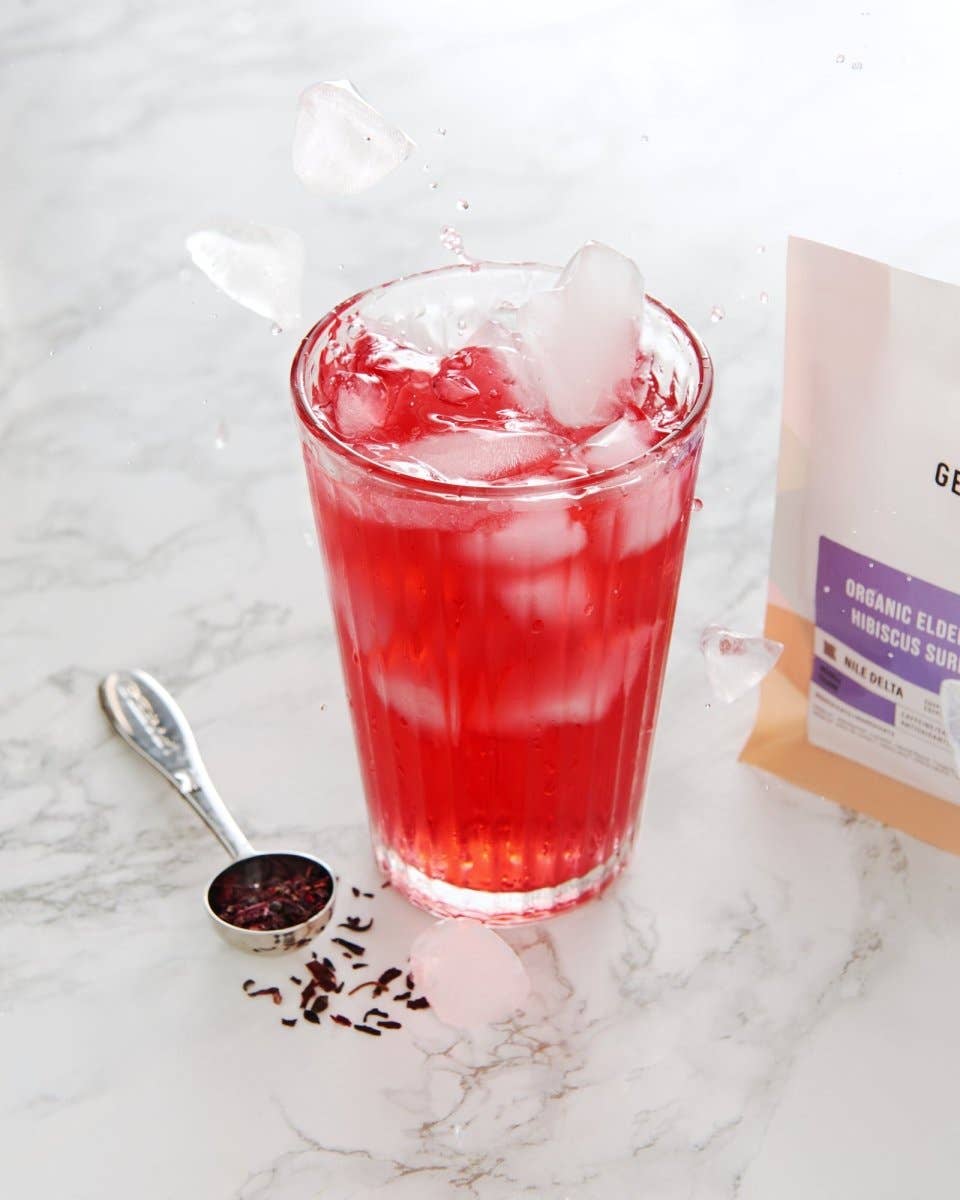 Genuine Tea - Organic Elderberry Hibiscus (Herbal Tea)