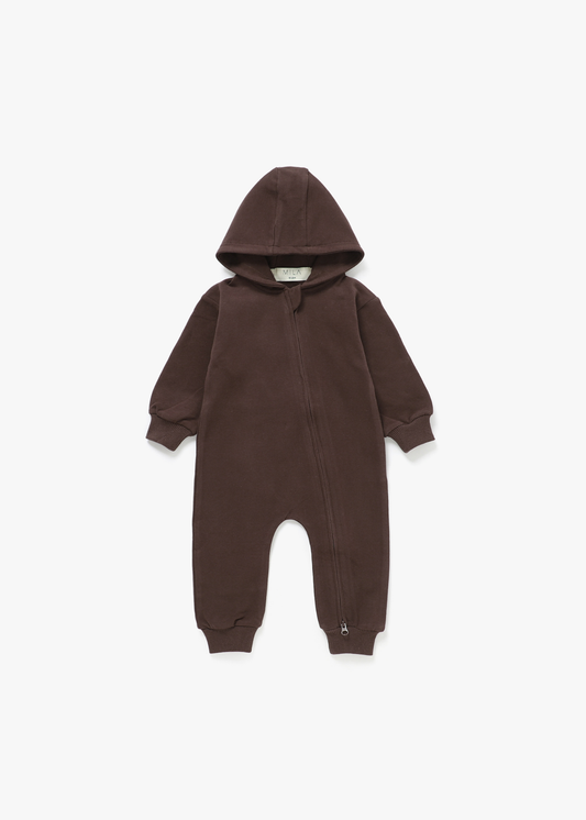 Mila & Co. - Hoodie Romper | Mocha