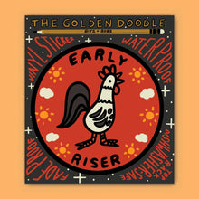 The Golden Doodle - Early Riser Sticker