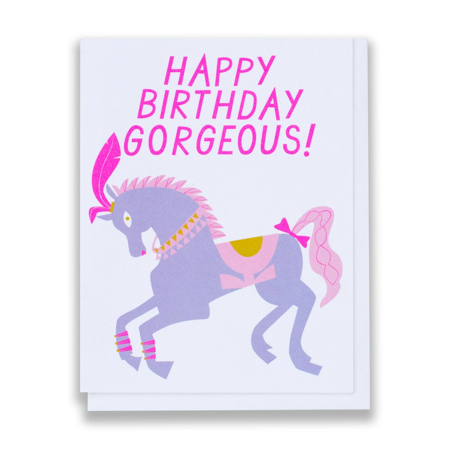 Banquet Workshop - Pretty Prancing Pony Birthday Card