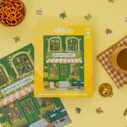 Villager Puzzles - Emerald Bookstore | 1000-Piece Puzzle