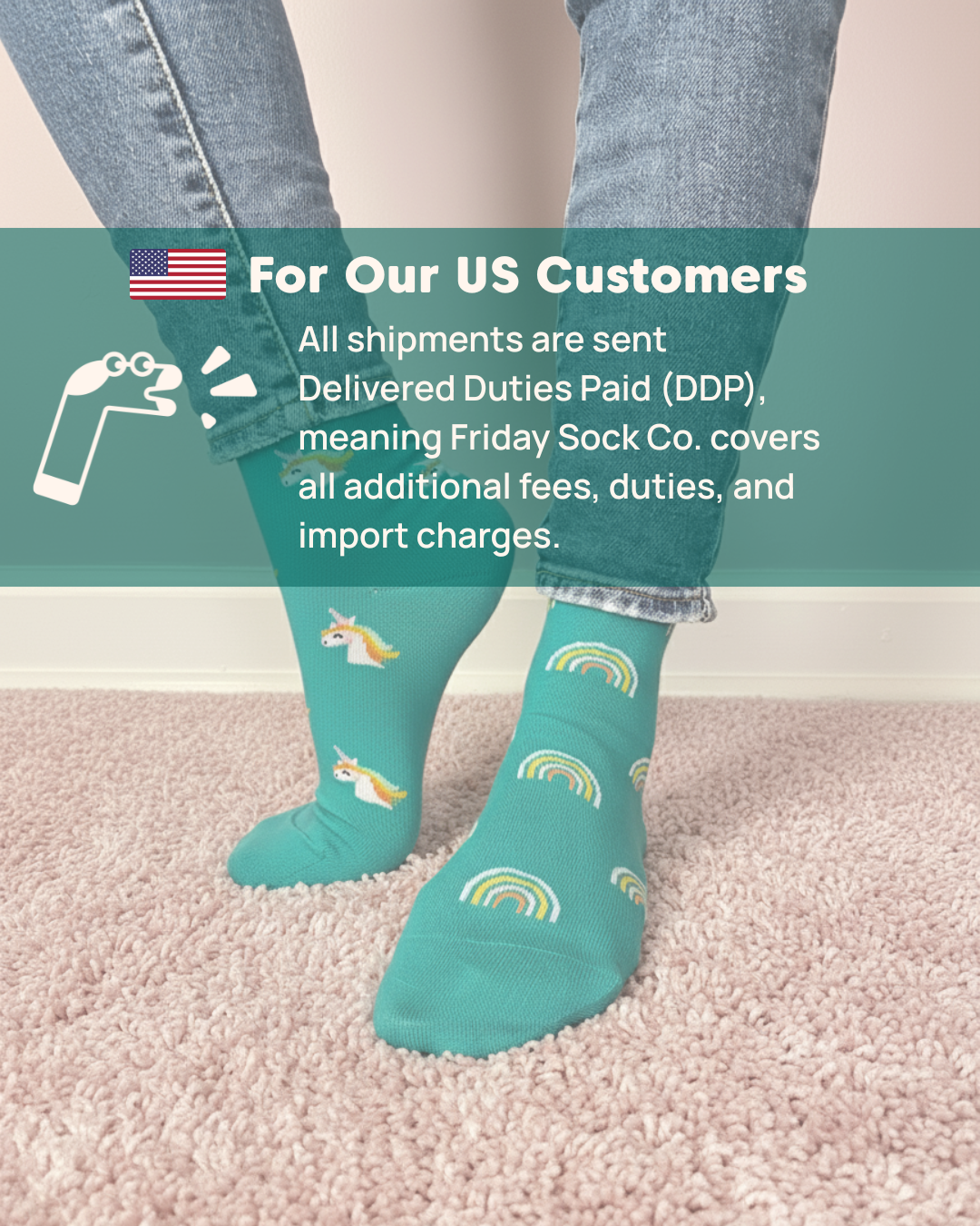 Friday Sock Co. - Women's Raspberry Bloom Mismatched Crew Socks