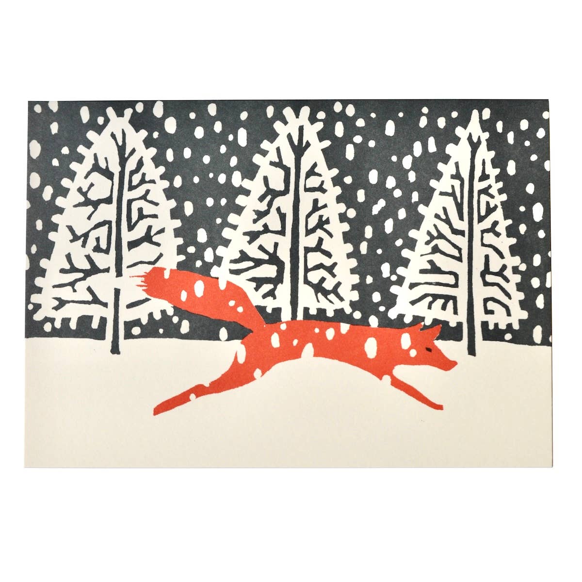 Cambridge Imprint - Card Fox in Winter