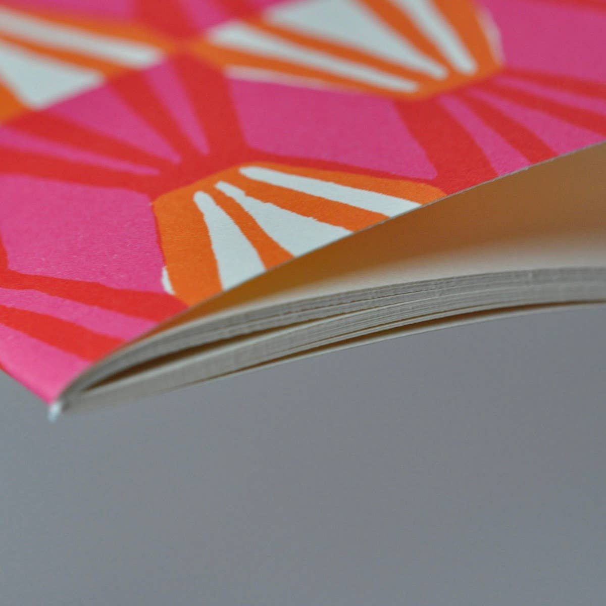 Cambridge Imprint - Exercise Book Threadwork Bright Pink and Orange