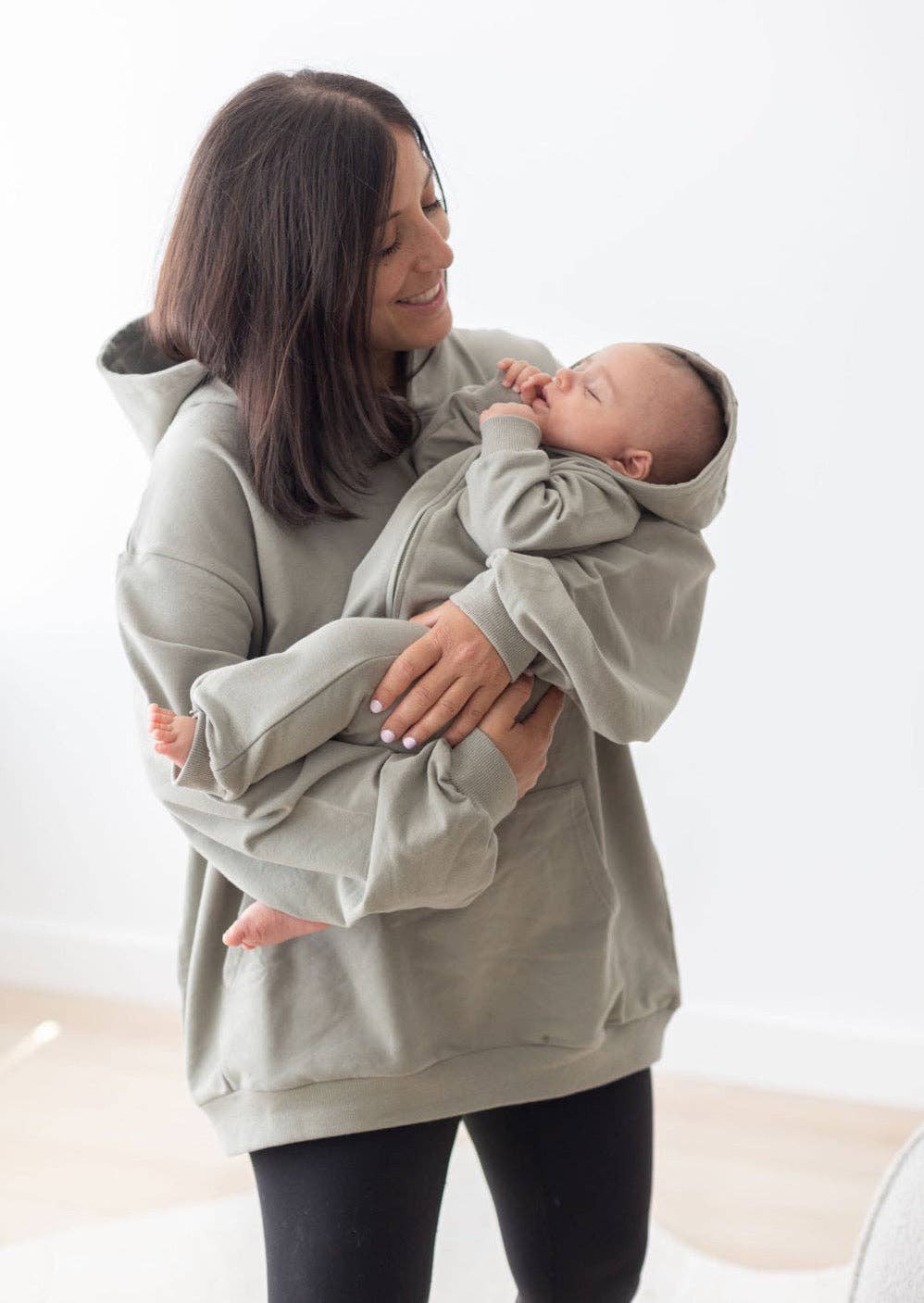 Mila & Co. - Hoodie Romper | Basil