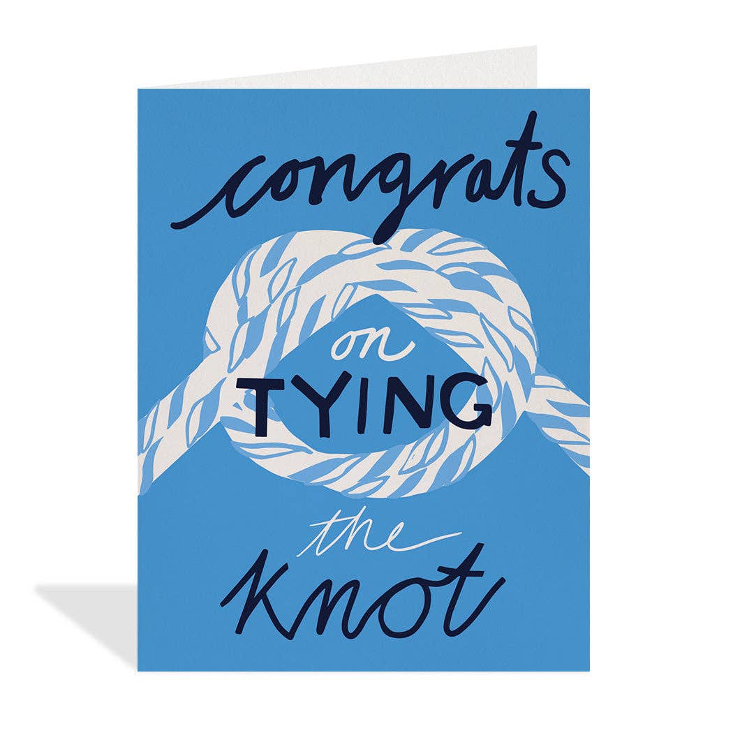 Halfpenny Postage - TYING THE KNOT Wedding Card