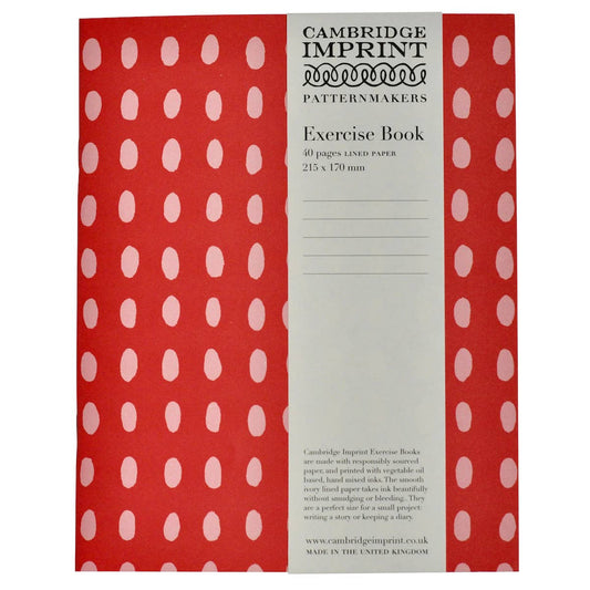 Cambridge Imprint - EXERCISE BOOK Bean Summer Pudding (Lined)