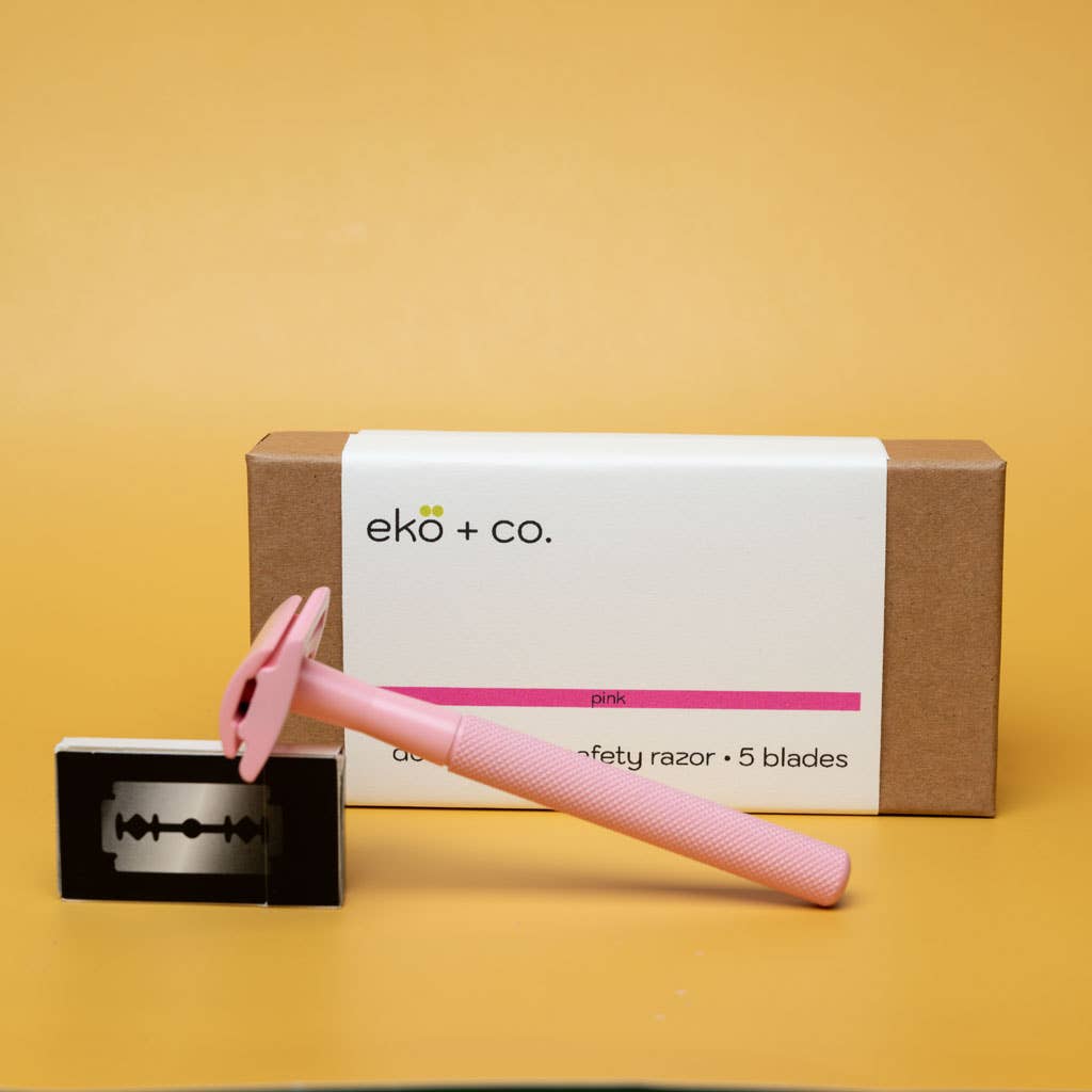 ekö + co. - PINK Double Edge Safety Razor + Blades – Watson & Lou