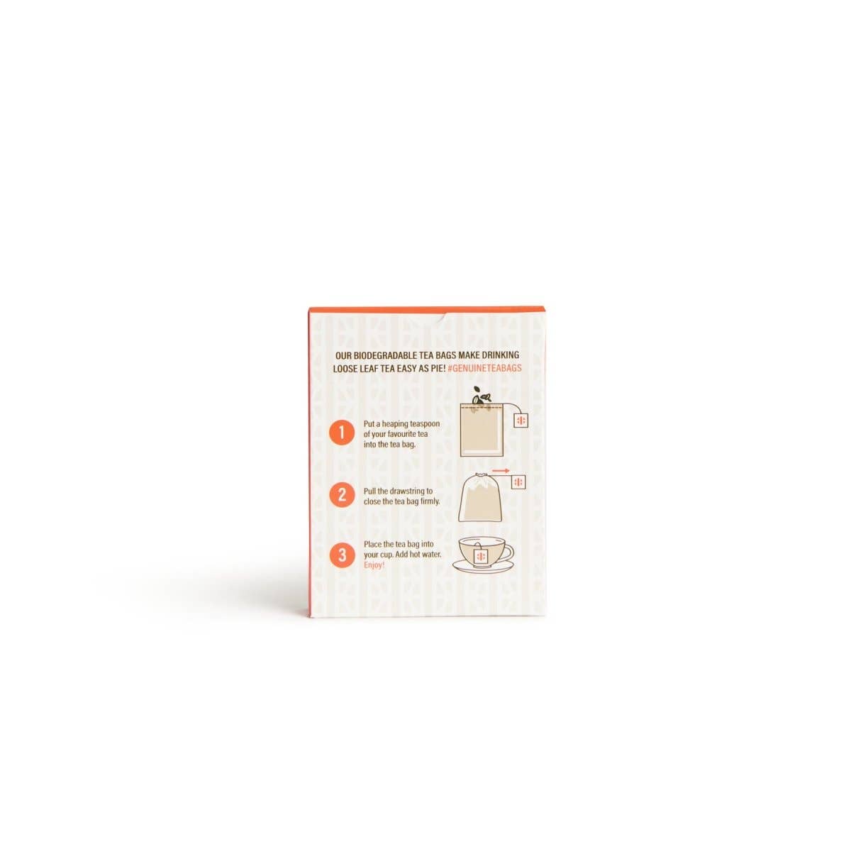 Genuine Tea Bags - Drawstring Tea Bags: Box of 50