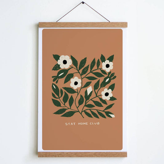Stay Home Club - BLOOMS 1858 Art Print (8" x 10")