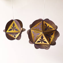 Kiss the Paper - Ornament Kit (Gold/Purple) Prism 8 Sided