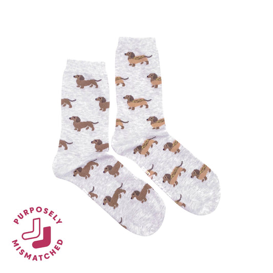 Friday Sock Co. - Women's Wiener Dog Hot Dog Socks