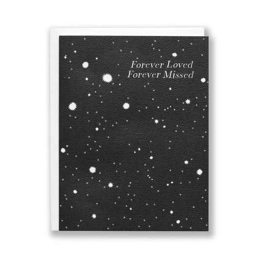 Banquet Workshop - Forever Loved Forever Missed Sympathy Card