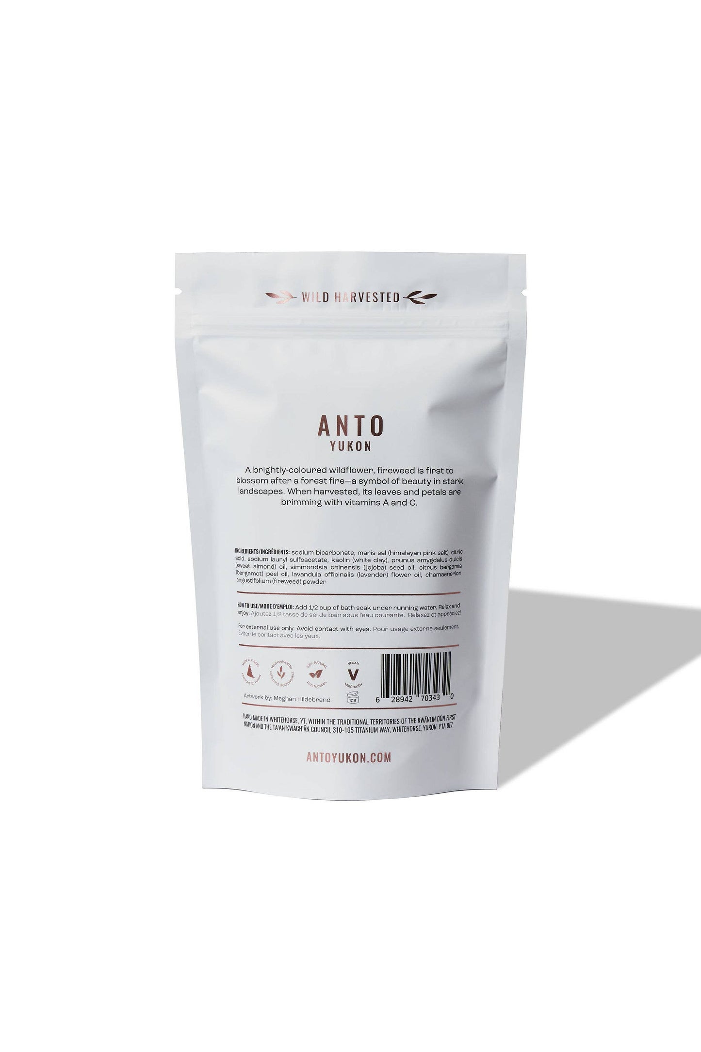 Anto Yukon - Foaming Fireweed Bath Soak: 100 g