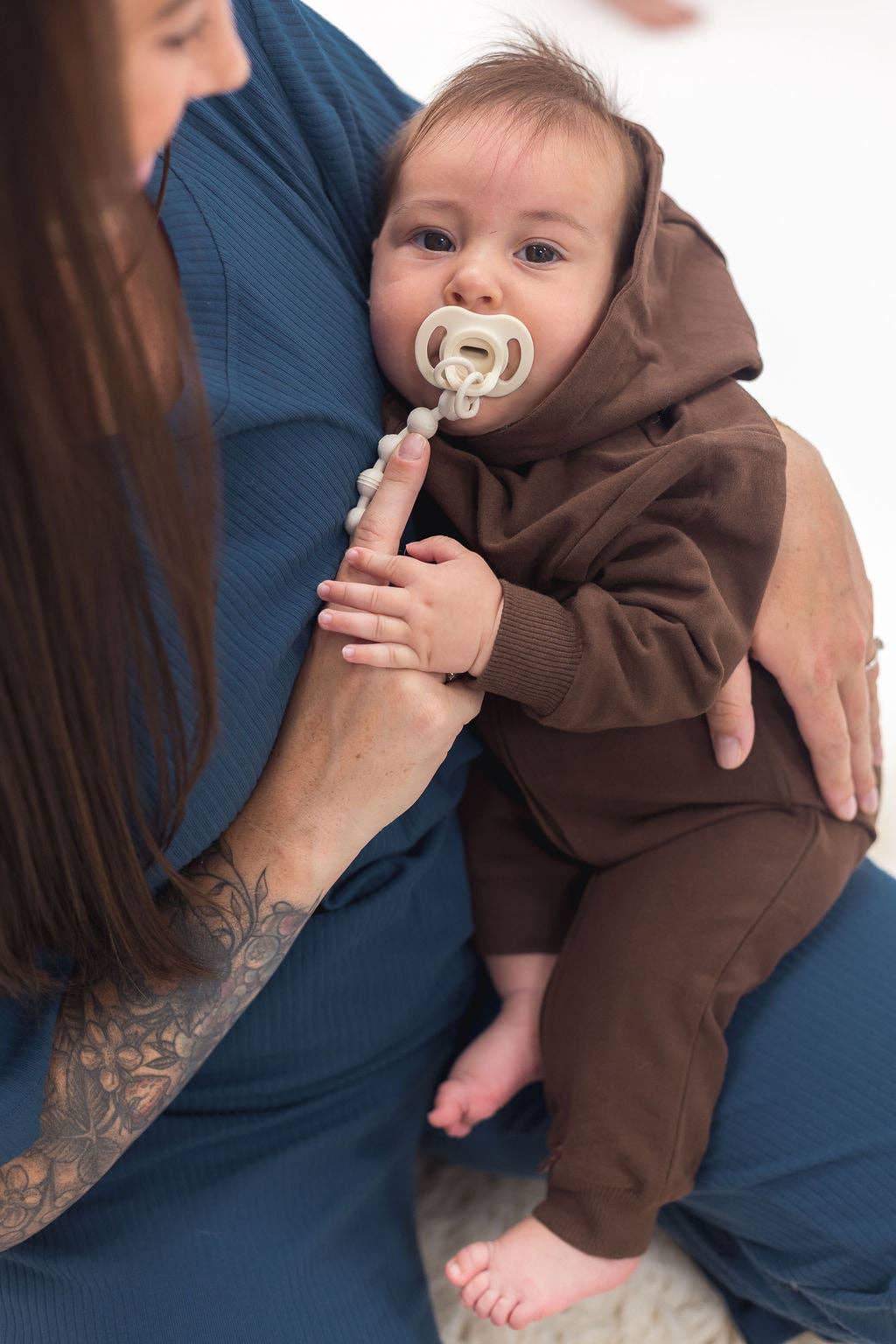 Mila & Co. - Hoodie Romper | Mocha