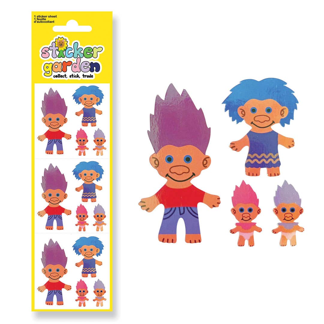 Sticker Garden - Pearl Troll Stickers